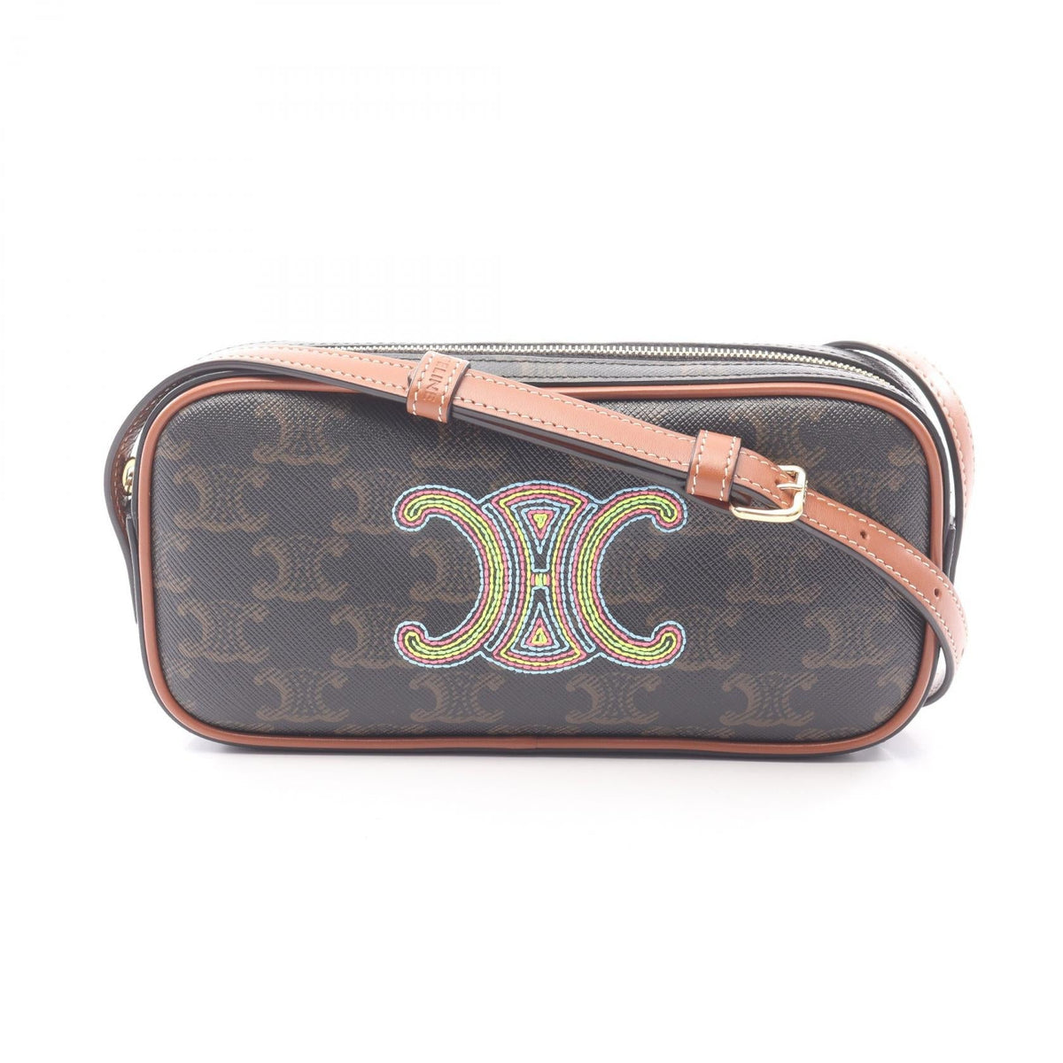 Celine Cuir Triomphe Mini Camera · Canvas