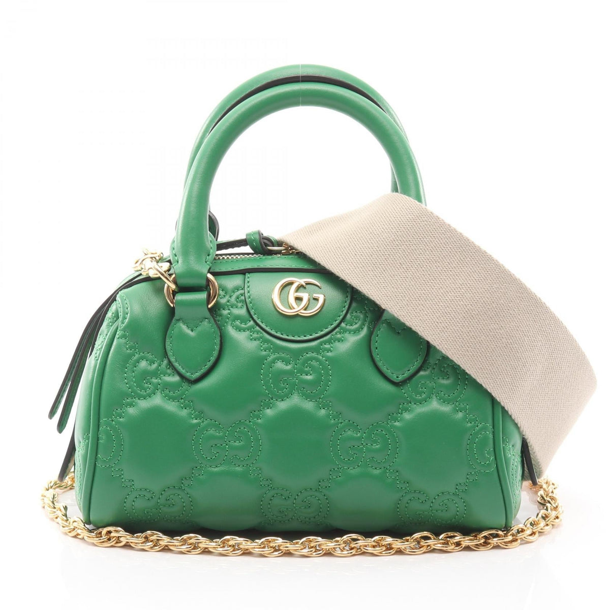 Gucci GG Matelassé · Leather Crossbody