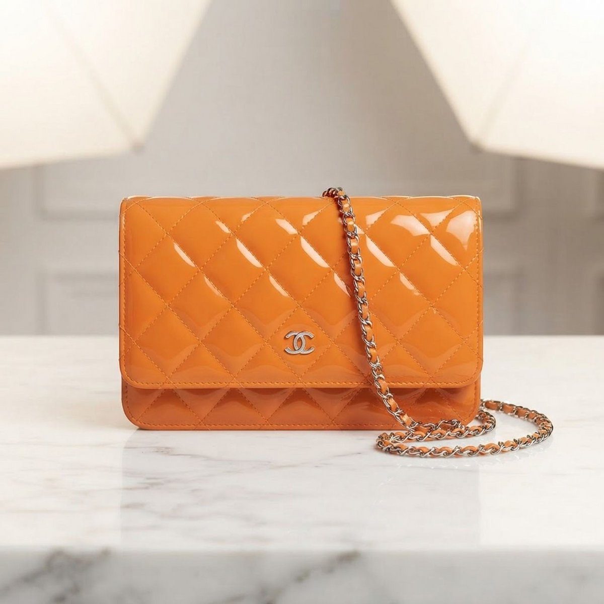 Chanel WOC · Patent Leather