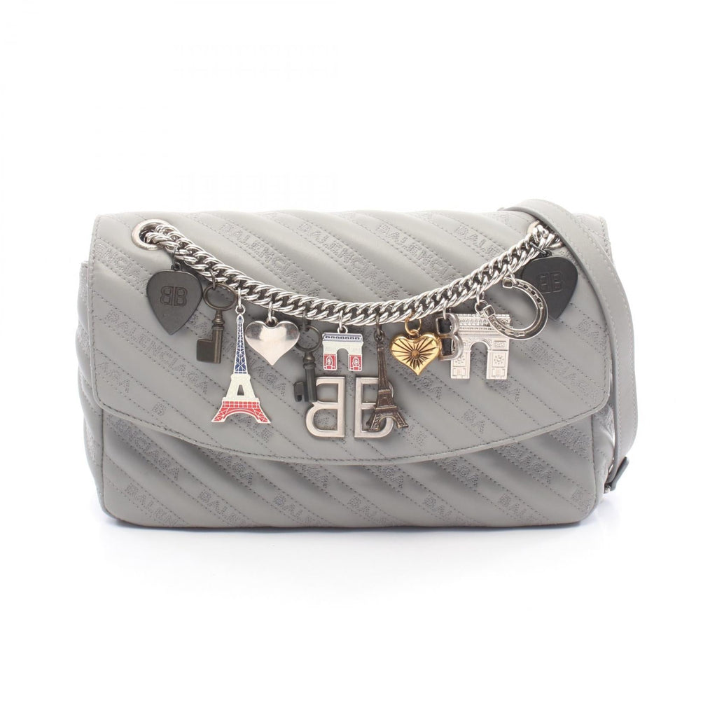 Balenciaga BB Round · Chain Shoulder · Leather