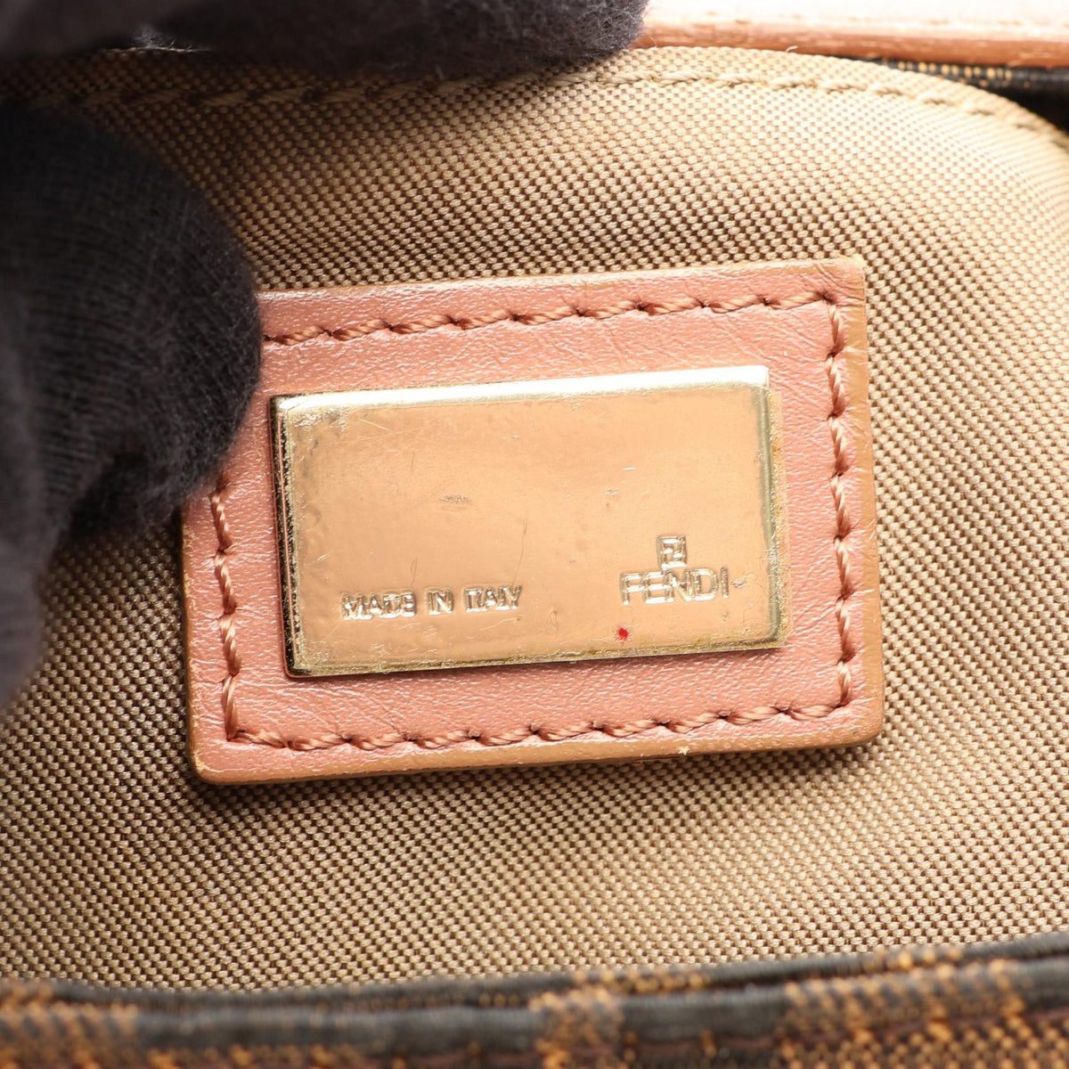 FENDI Chef · Zucca Canvas · Shoulder Bag