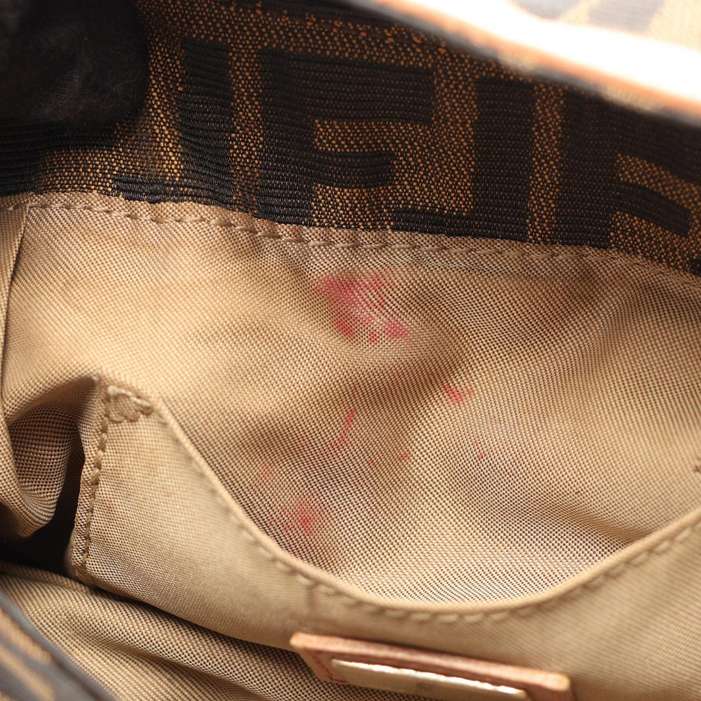 FENDI Chef · Zucca Canvas · Shoulder Bag