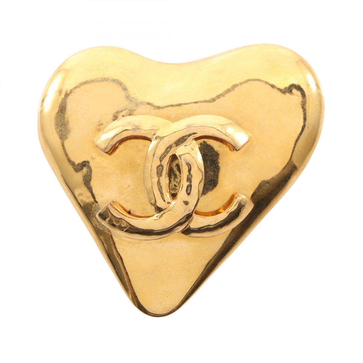 Chanel COCO Mark Brooch · Gold Plated