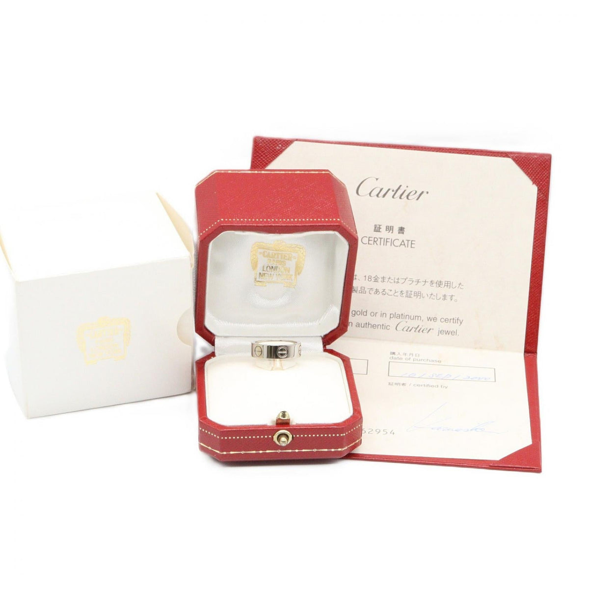 Cartier Love Ring · 18K White Gold