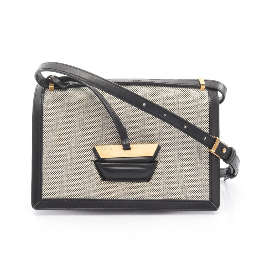 Loewe Barcelona · Canvas & Leather Crossbody