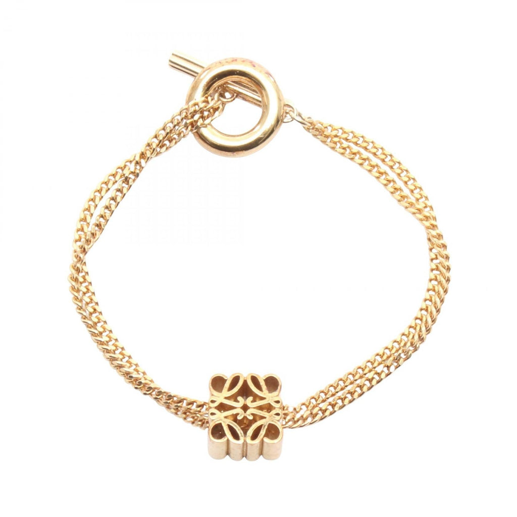 Loewe Anagram Bracelet · Gold Plated