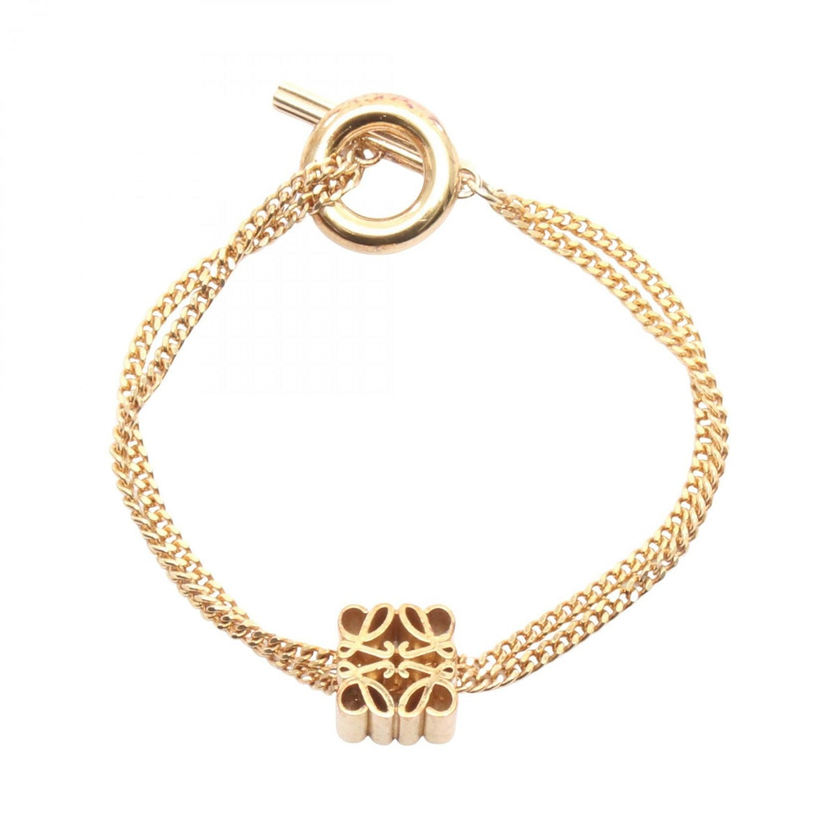 Loewe Anagram Bracelet · Gold Plated