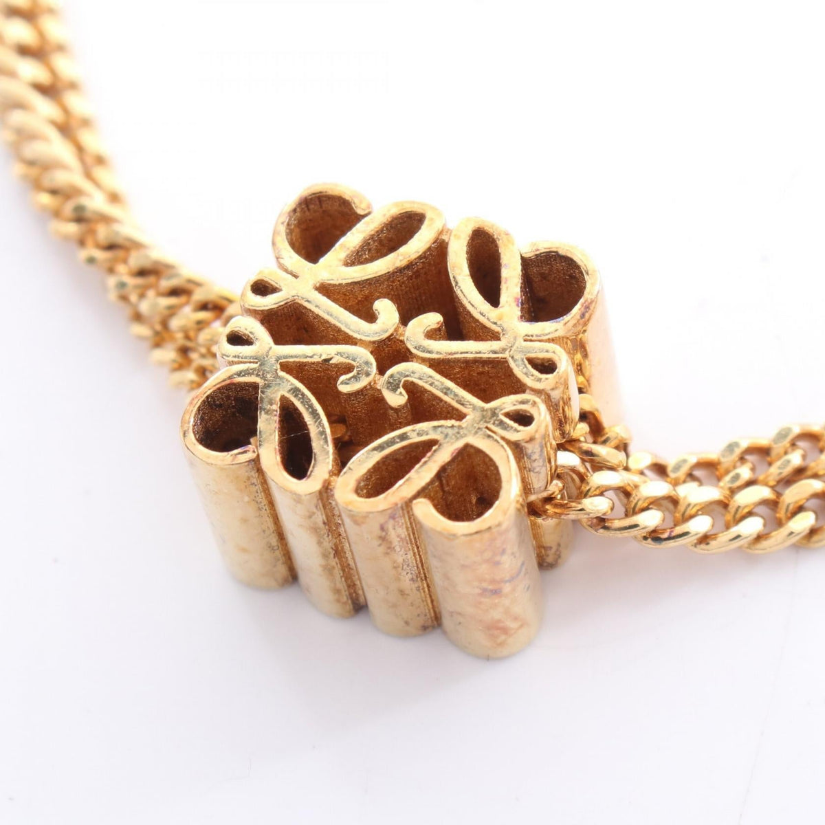 Loewe Anagram Bracelet · Gold Plated