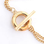 Loewe Anagram Bracelet · Gold Plated