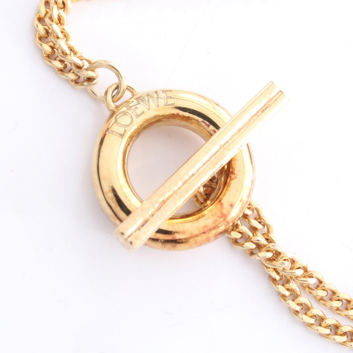 Loewe Anagram Bracelet · Gold Plated