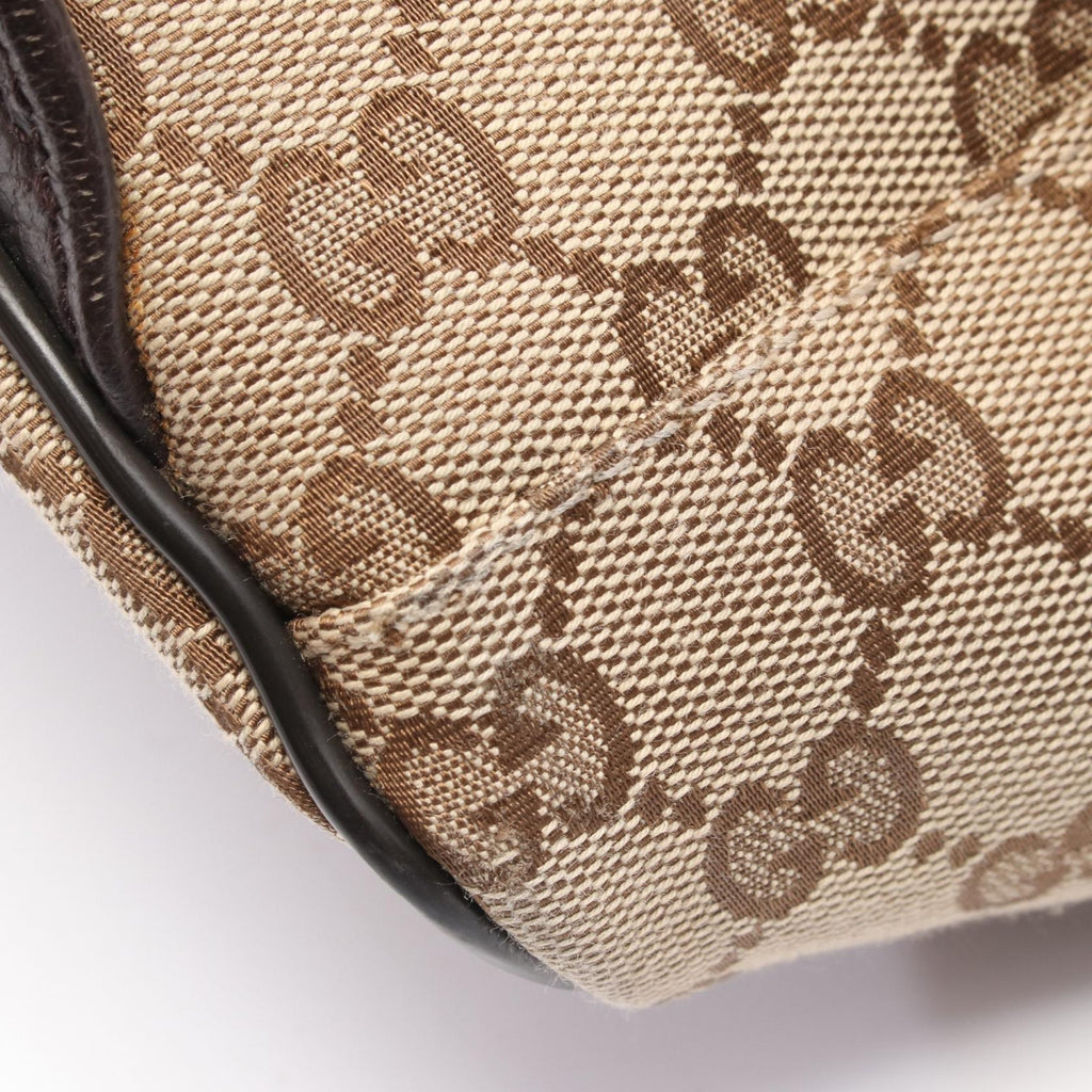 Gucci · Canvas Leather Backpack