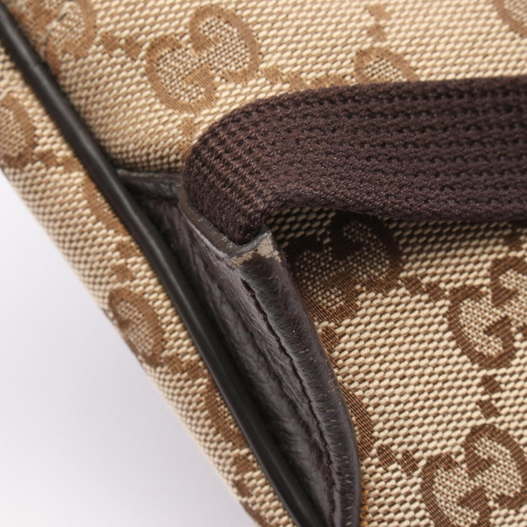 Gucci · Canvas Leather Backpack