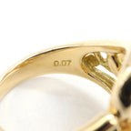 Tasaki Pearl & Diamond · 18K Yellow Gold Ring