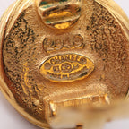 Chanel · Pearl Earrings · Gold Plated