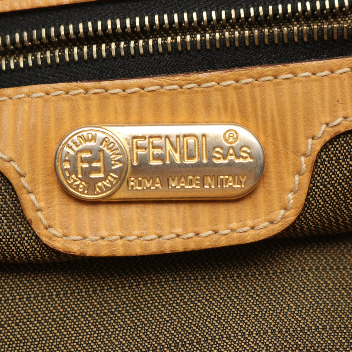 Fendi Pequin · Canvas Backpack