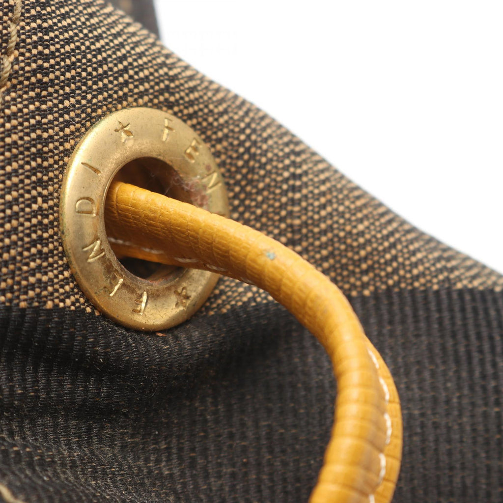 Fendi Pequin · Canvas Backpack