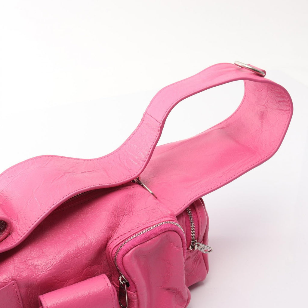 Balenciaga Super Busy · Leather Shoulder Bag