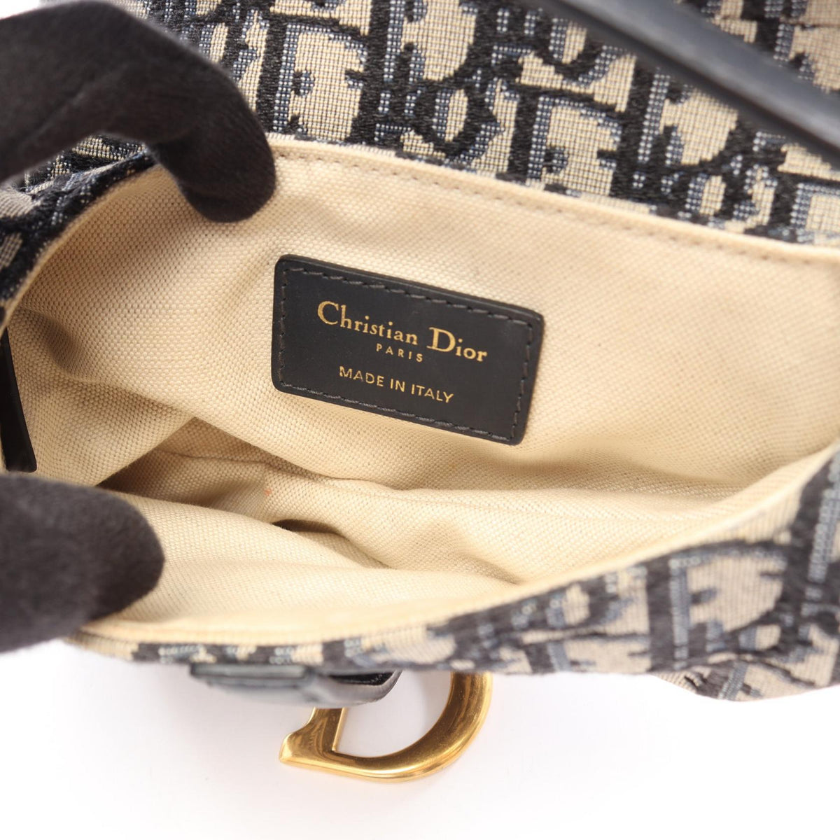 Dior Mini Saddle · Oblique Jacquard