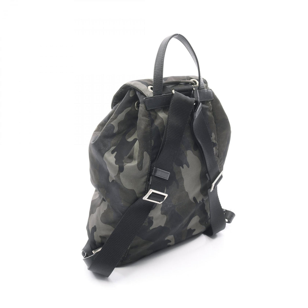 Prada Triangle Logo · Saffiano Backpack
