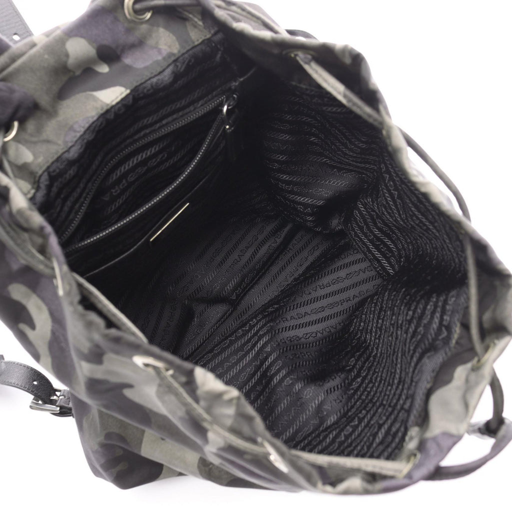 Prada Triangle Logo · Saffiano Backpack