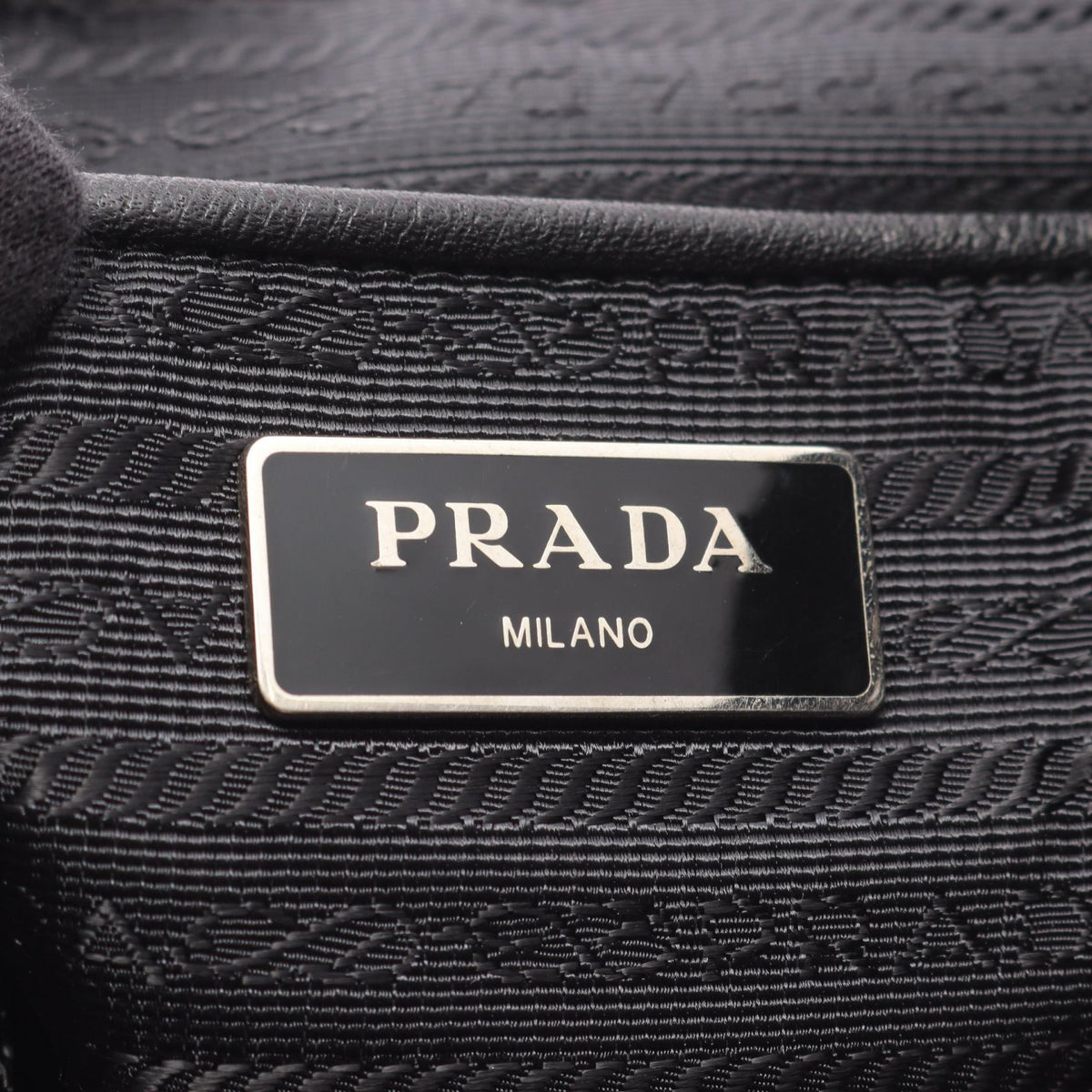 Prada Triangle Logo · Saffiano Backpack