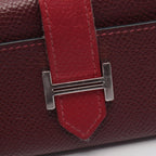 Hermès Bearn · Epsom · Rouge Casaque