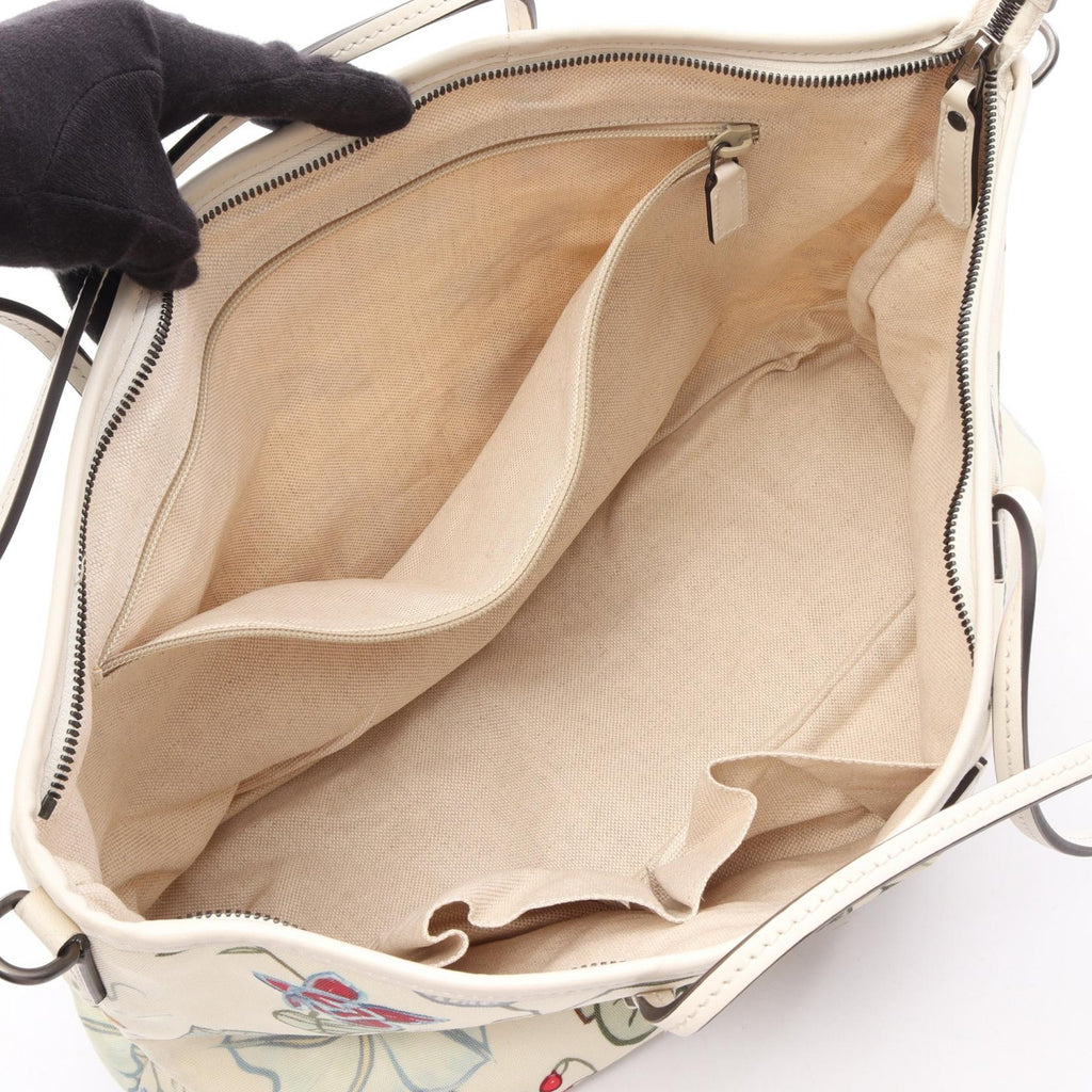 Gucci Chris Knight · Canvas Leather Tote