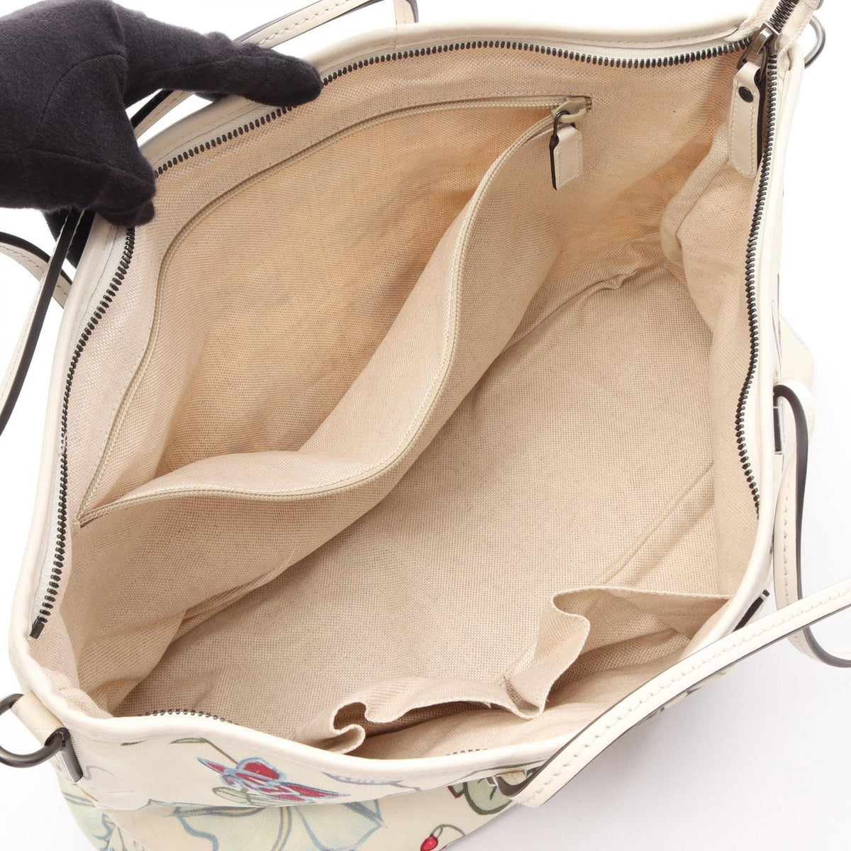 Gucci Chris Knight · Canvas Leather Tote