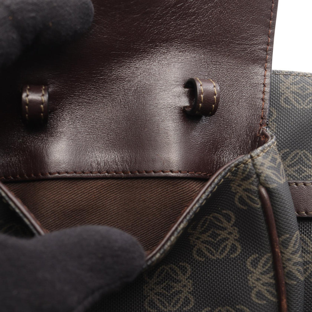 LOEWE · Anagram Crossbody · Canvas Leather