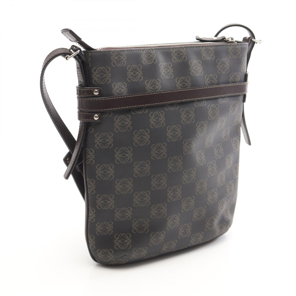 LOEWE · Anagram Crossbody · Canvas Leather