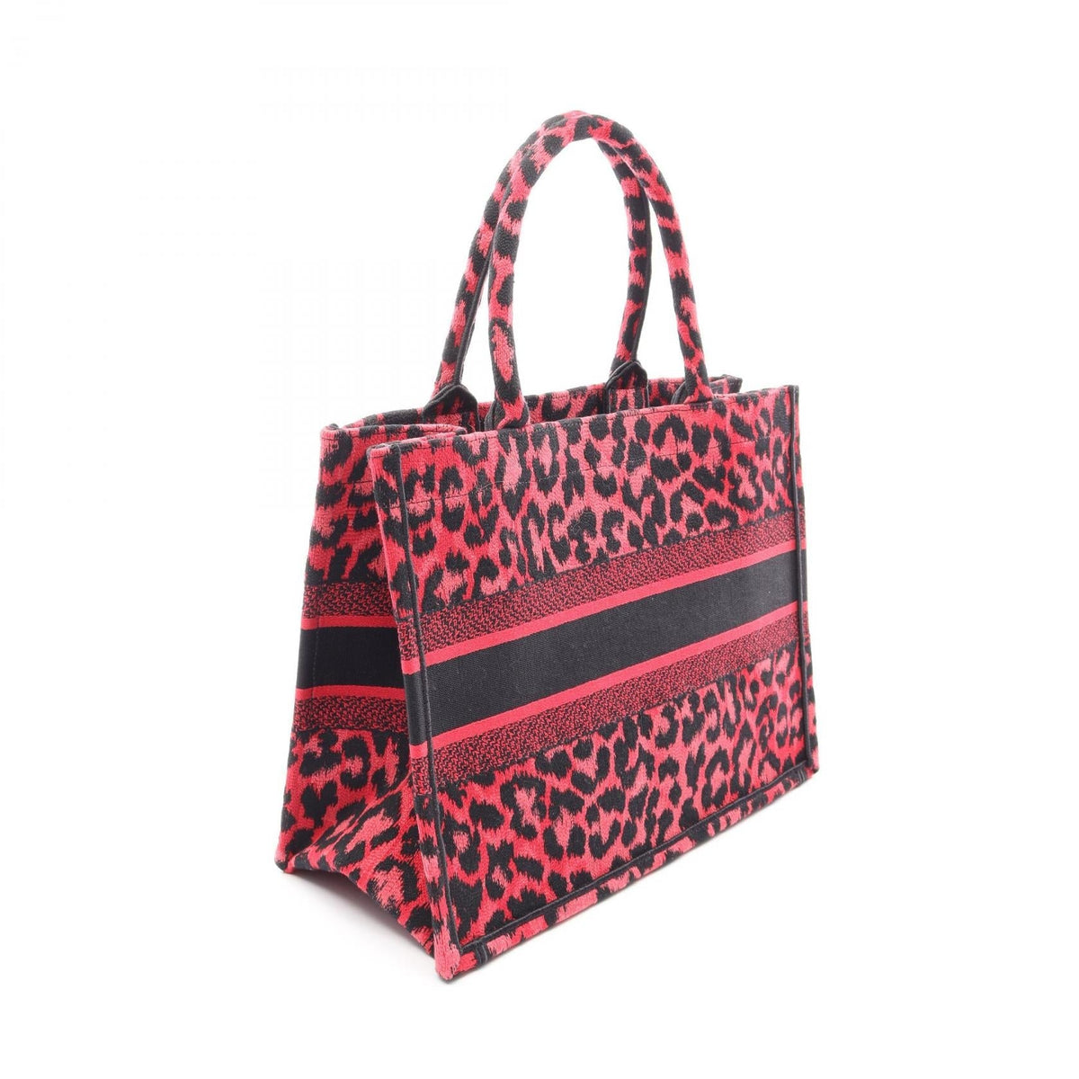 Dior Book Tote · Leopard Print Canvas