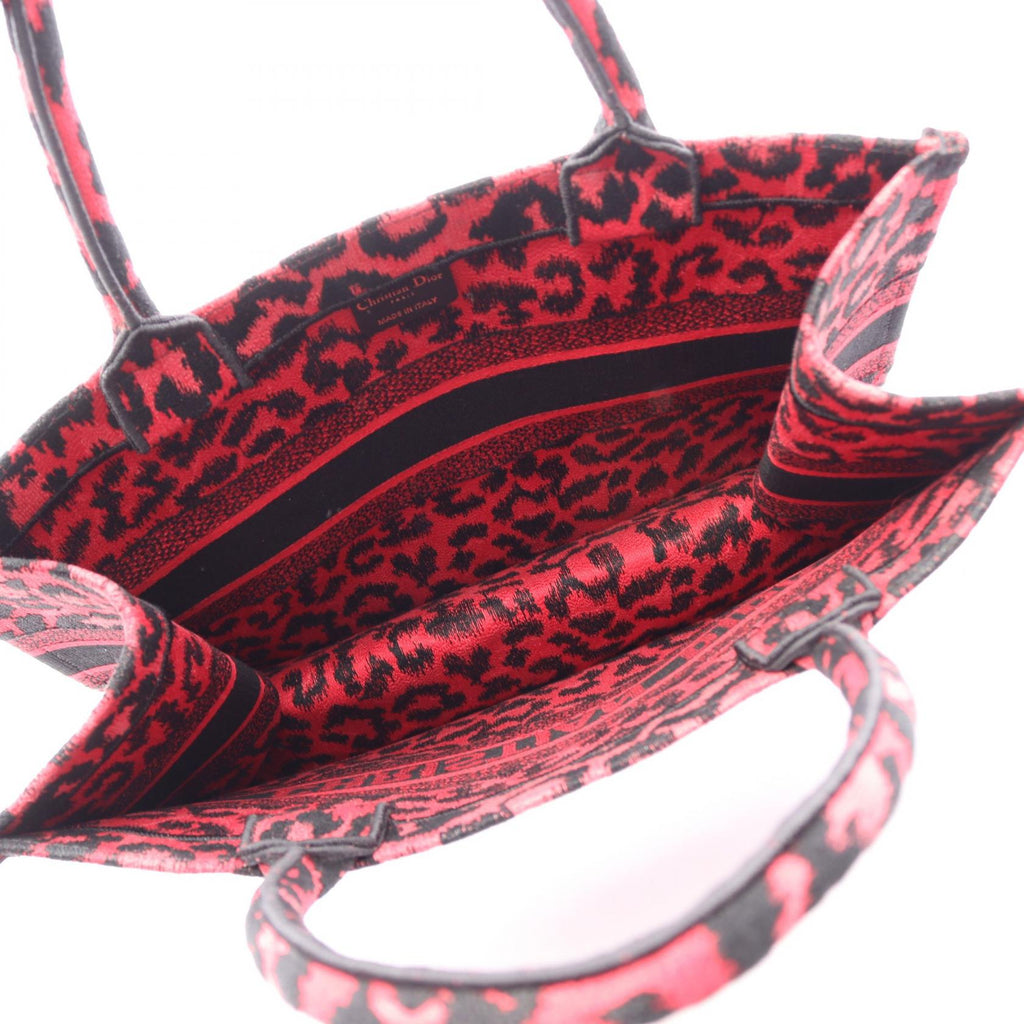 Dior Book Tote · Leopard Print Canvas