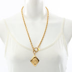 Chanel COCO Mark · Long Necklace · Gold Plated
