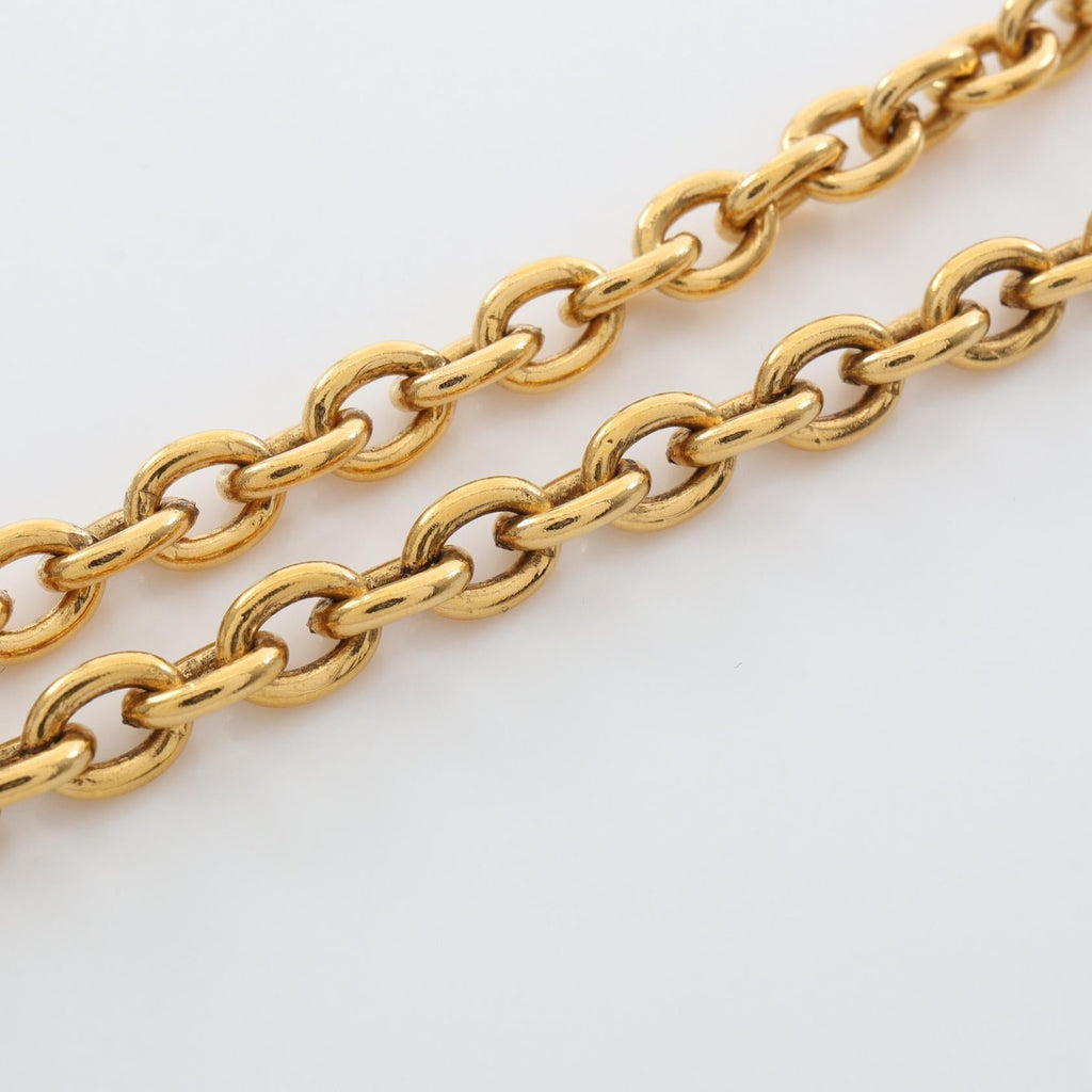 Chanel COCO Mark · Long Necklace · Gold Plated