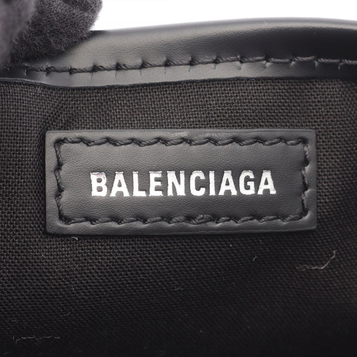 Balenciaga Navy Cabas S · Canvas Tote