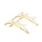 Celine Triomphe Snap · Gold Plated