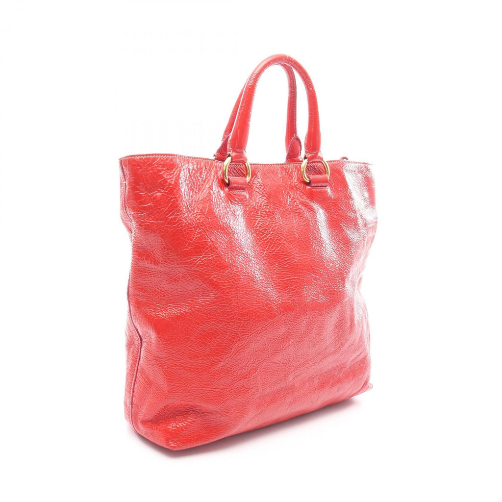 Prada Patent Leather Tote