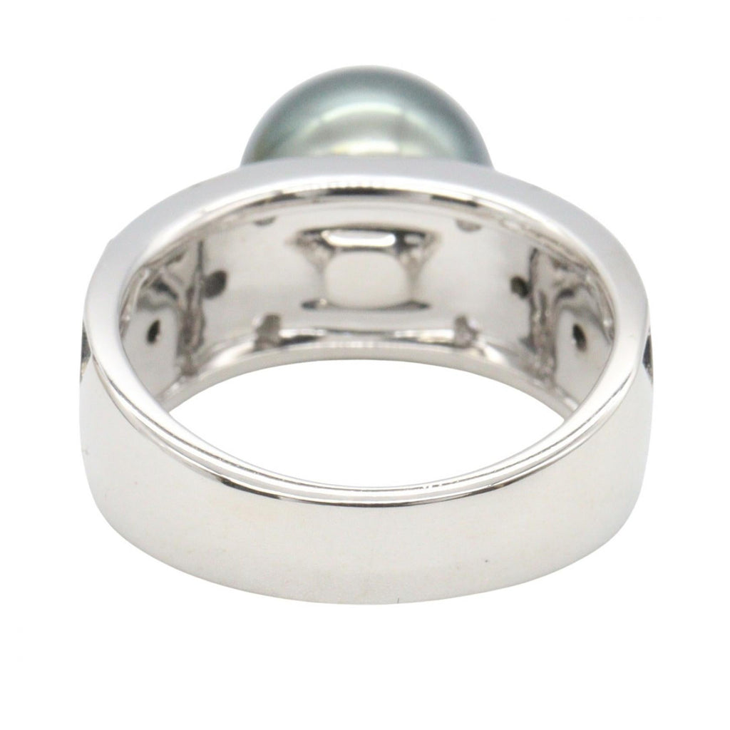 Tasaki Pearl · Diamond · 18K White Gold
