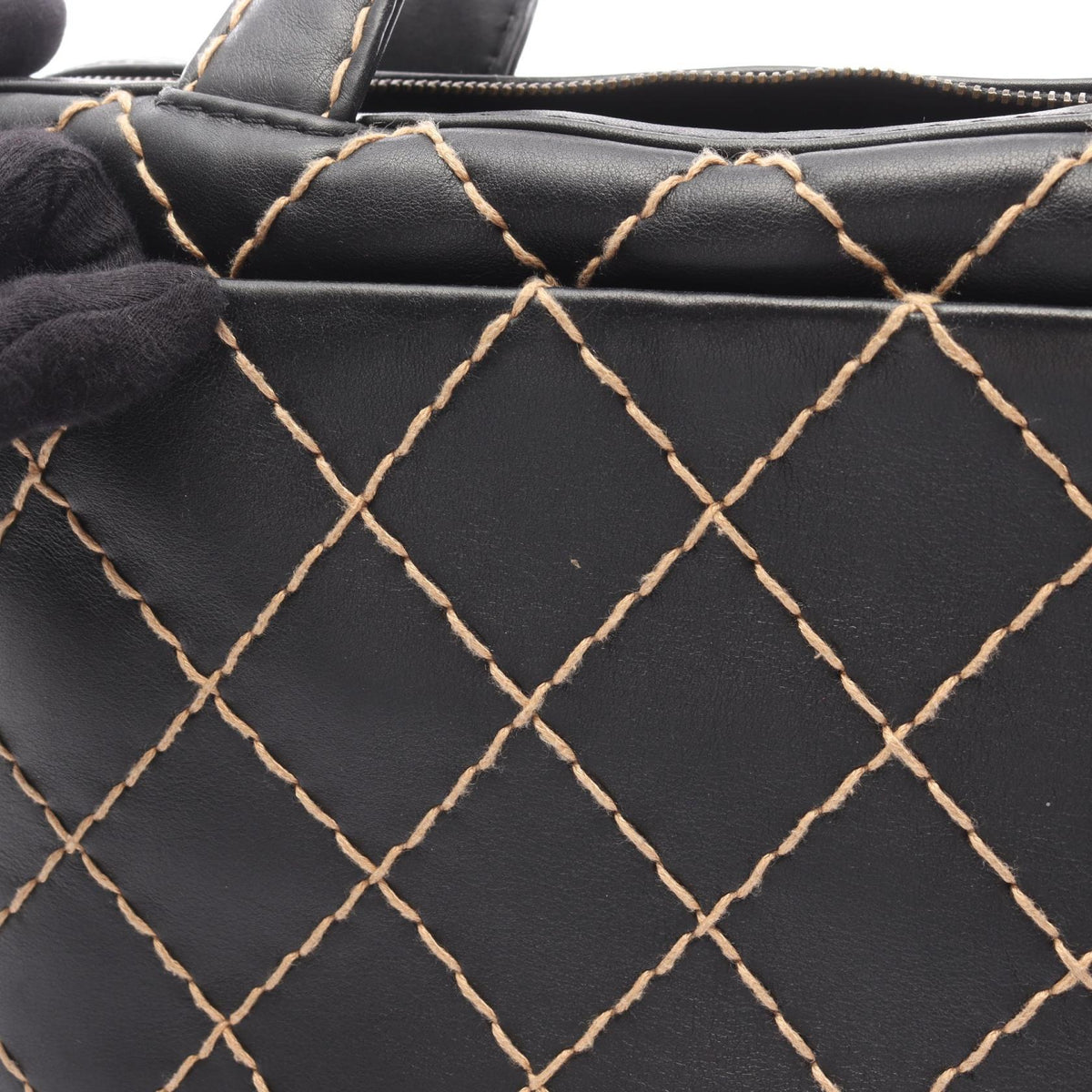 Chanel Wild Stitch · Leather Tote