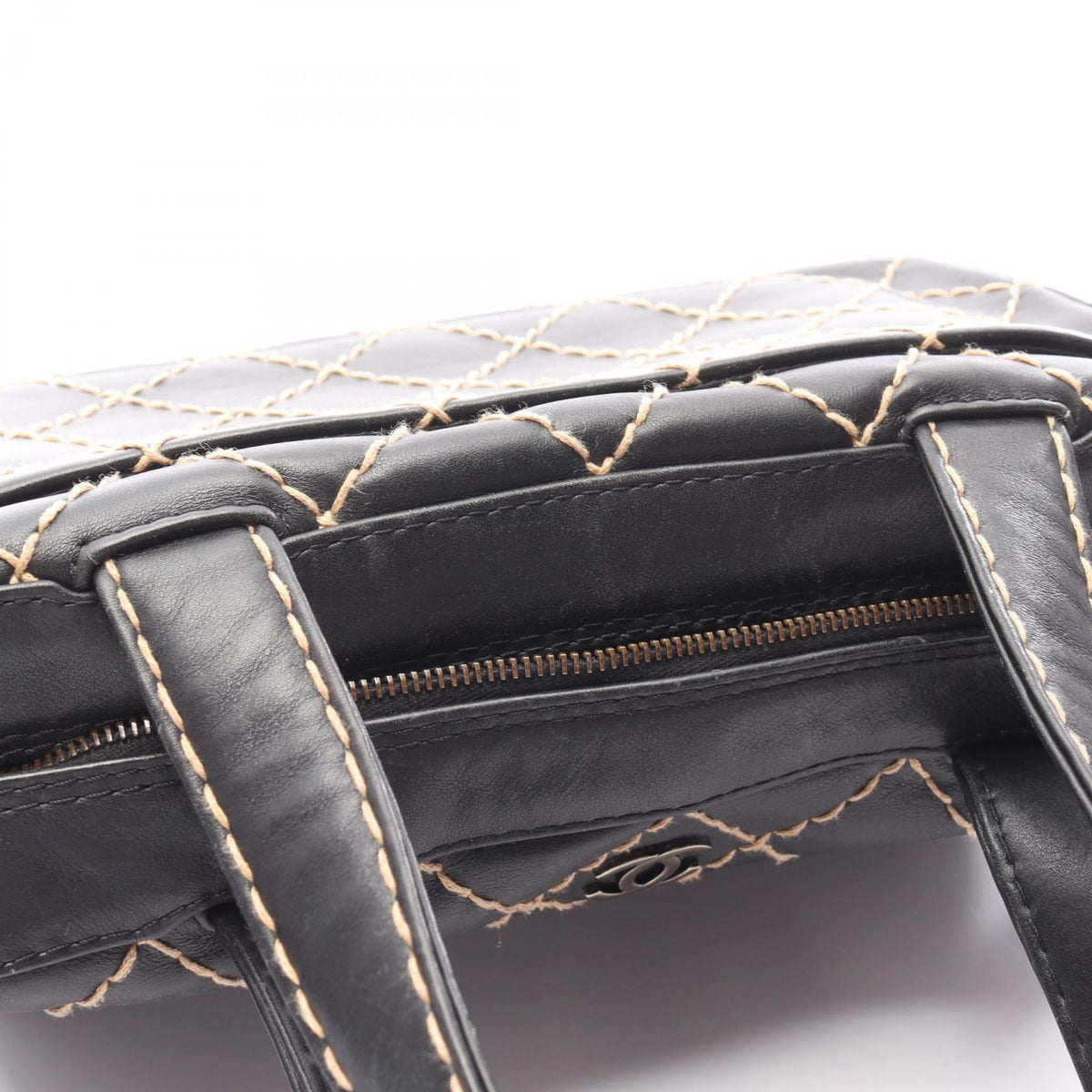Chanel Wild Stitch · Leather Tote