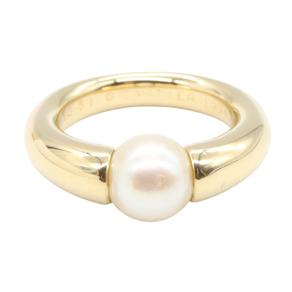 Cartier Akoya Pearl · 18K Yellow Gold Ring