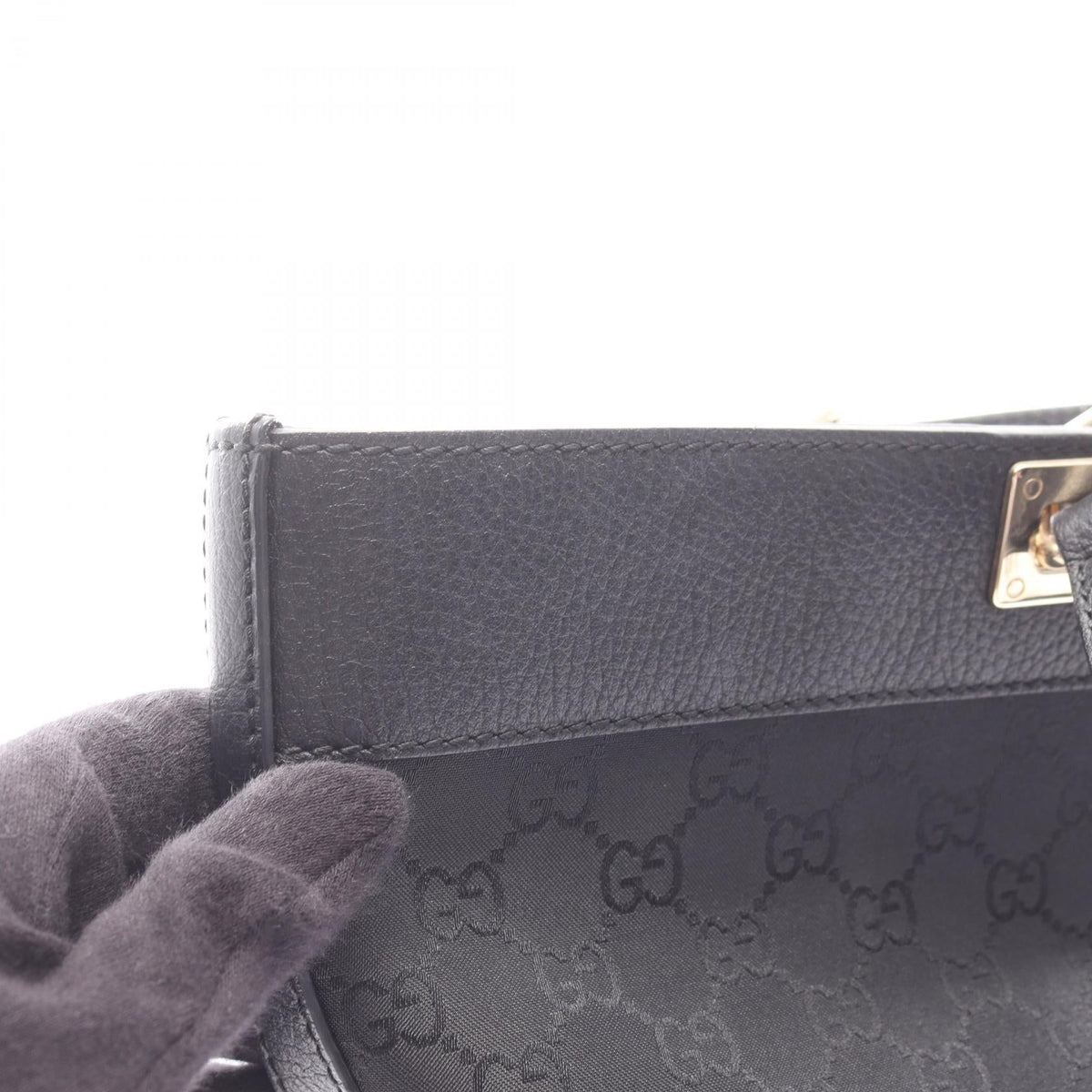 Gucci GG Bucket Tote · Nylon Leather