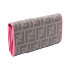 Fendi Zucca Continental Wallet