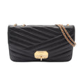 Chanel Bias Stitch · Leather · Gold Hardware