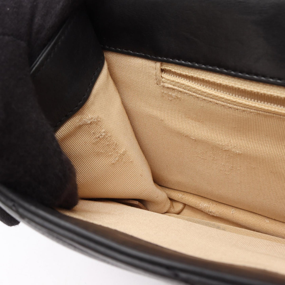 Chanel Bias Stitch · Leather · Gold Hardware