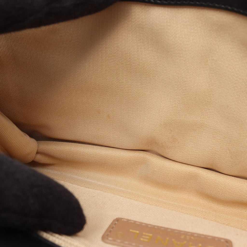 Chanel Bias Stitch · Leather · Gold Hardware