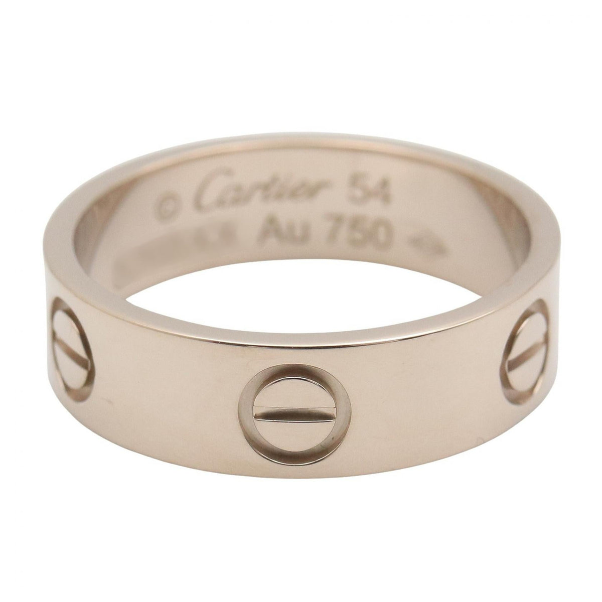 Cartier Love Ring · 18K White Gold