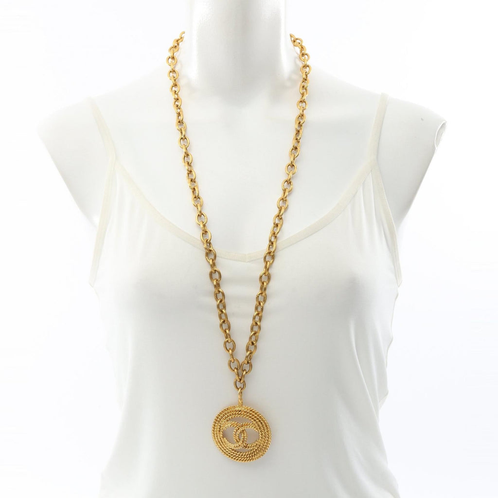 Chanel COCO Mark · Long Pendant · Gold Plated