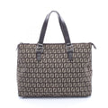 FENDI Zucchino · Canvas Leather Tote