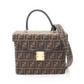 Fendi Zucca Shoulder Bag · Canvas Leather